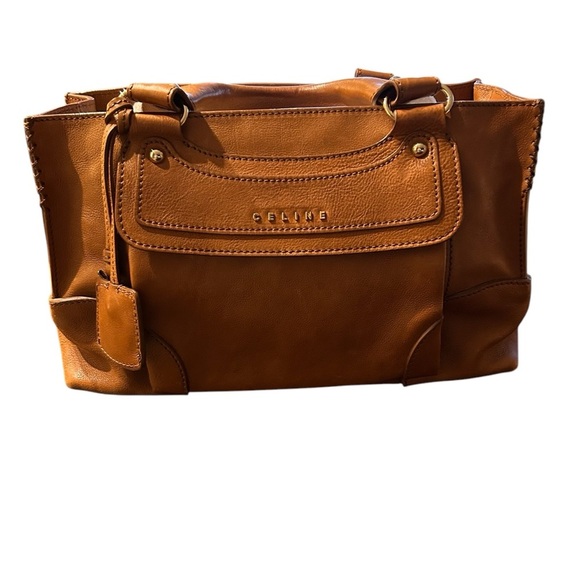 Celine Tan Leather Boogie Bag - Picture 1 of 10